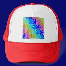 autism puzzle pieces 2 hats