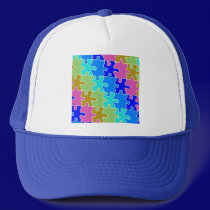 autism puzzle pieces 2 hats