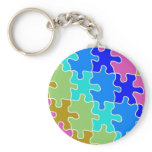 autism puzzle pieces 2 key chains
