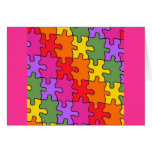 autism puzzle pieces 33 greeting card