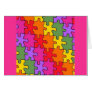 autism puzzle pieces 33 greeting card