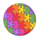 autism puzzle pieces 33 refrigerator magnet