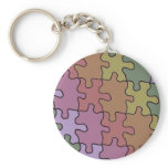 autism puzzle pieces 35 key chain
