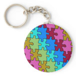 autism puzzle pieces 3 keychains
