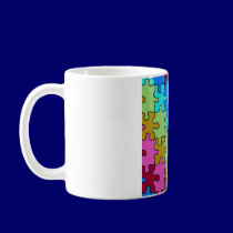 autism puzzle pieces 3 mugs