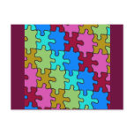 autism puzzle pieces 3 postcards autism puzzle pieces 3 postcards
