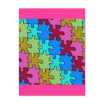 autism puzzle pieces 3 postcards autism puzzle pieces 3 postcards