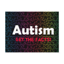 autism puzzle post card postcards by DesignsbyLisa autism puzzle post card postcards