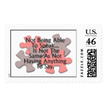 "Autism Puzzle" Postage Stamps