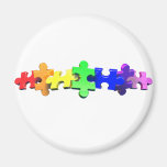 Autism Puzzle Strip Magnets