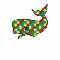Autism Puzzle Whate t-shirts by naturetees Autism Puzzle Whate t-shirts