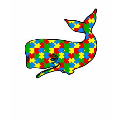 Autism Puzzle Whate T-Shirt