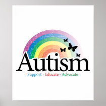Autism Rainbow Posters