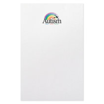 Autism Rainbow Customized Stationery