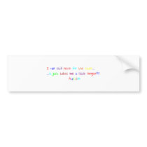 Autism Reach For The Stars Bumper Sticker