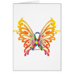 Autism Ribbon Butterfly Cards
