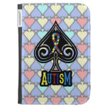 Autism Ribbon - Kindle Case - Spades Edition