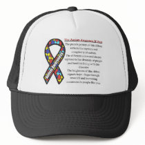 Autism Ribbon meaning Trucker Hat