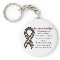 Autism Ribbon meaning Key Chains