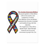 Autism Ribbon meaning Postcards Autism Ribbon meaning Postcards