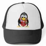 Autism Ribbon Penguin Scarf Hats