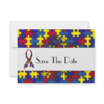 Autism Save The Date Custom Announcements
