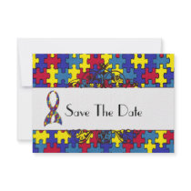 Autism Save The Date Personalized Announcements