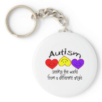 Autism, Seeing The World From A Different Angle Keychain