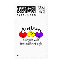 Autism, Seeing The World From A Different Angle Stamps
