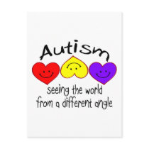 Autism, Seeing The World From A Different Angle Post Card