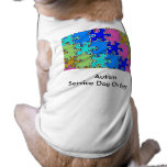 Autism Service Dog Uniform T-Shirt Dog Clothing Autism Service Dog Uniform T-Shirt Dog Clothing