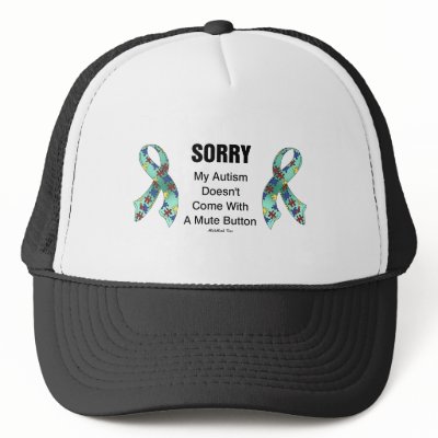 Autism Sorry Mesh Hats by MishMoshTees