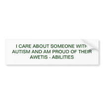 Autism Spectrum Bumper Sticker