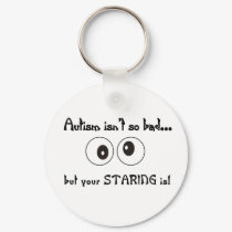 autism staring keychains by hopefay autism staring keychains