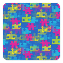 Autism Square Sticker