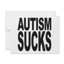 Autism Sucks Invite