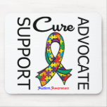Autism Support Advocate Cure Mousepad