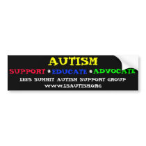 Autism Support Bumper Sticker bumper stickers by lsautism Autism Support Bumper Sticker bumper stickers