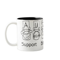 Autism: Support Educate Advocate Coffee Mug