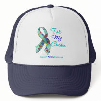 Autism Support For My Cousin Mesh Hat