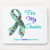 Autism Support For My Cousin Mouse Pads