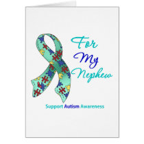 Autism Support For My Nephew Cards