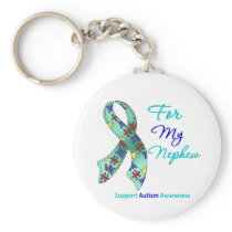 Autism Support For My Nephew Key Chains