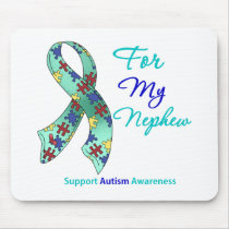 Autism Support For My Nephew Mouse Pads