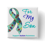 Autism Support For My Son Pin