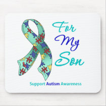 Autism Support For My Son Mouse Pad