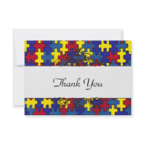 Autism Thank you Personalized Invite