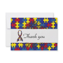 Autism Thank you Invites