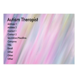 Autism Therapist Business Card
