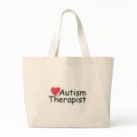 Autism Therapist (Hrt Puzzle) Canvas Bags